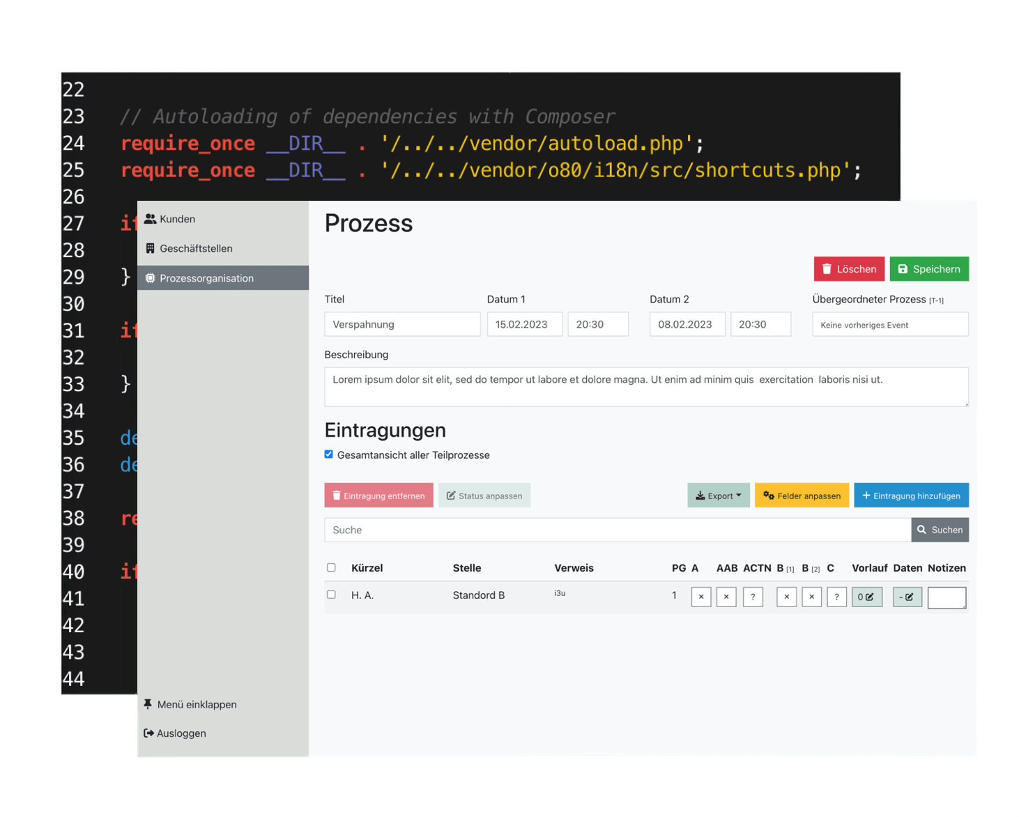 Softwareentwicklung einer Custom Lösung, Softwareentwicklung für Webhosting-Anwendungen